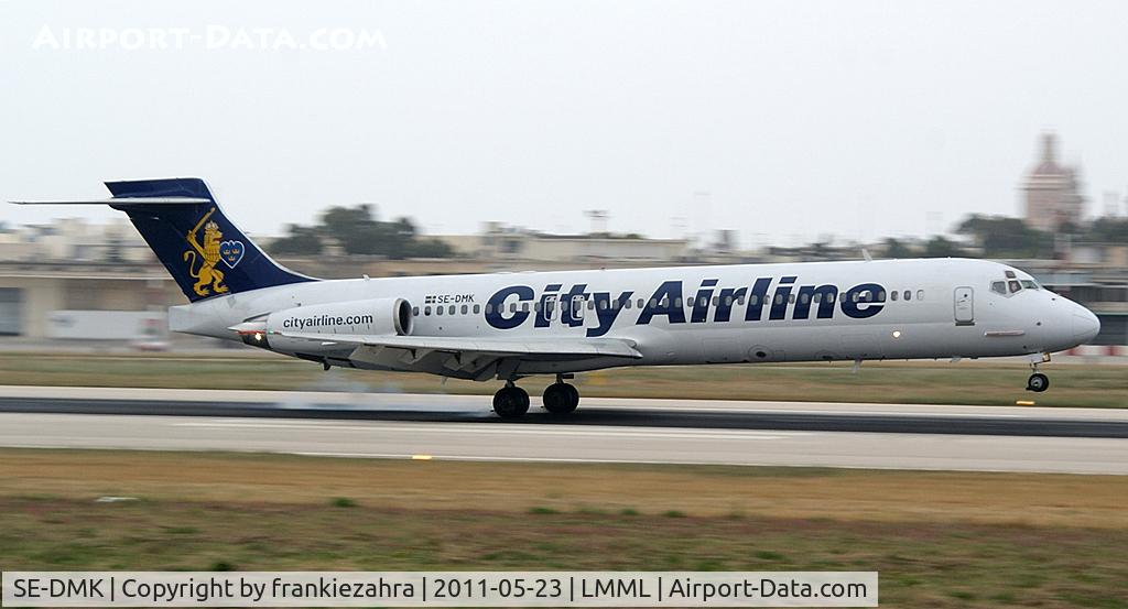 SE-DMK, 1991 McDonnell Douglas MD-87 (DC-9-87) C/N 53337, City Airline