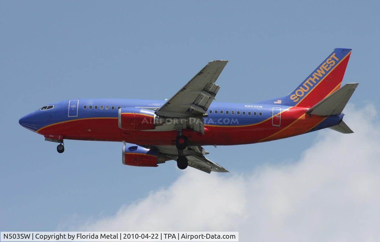 N503SW, 1990 Boeing 737-5H4 C/N 24180, Southwest 737