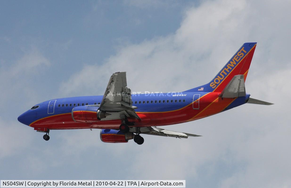 N504SW, 1990 Boeing 737-5H4 C/N 24181, Southwest 737-500