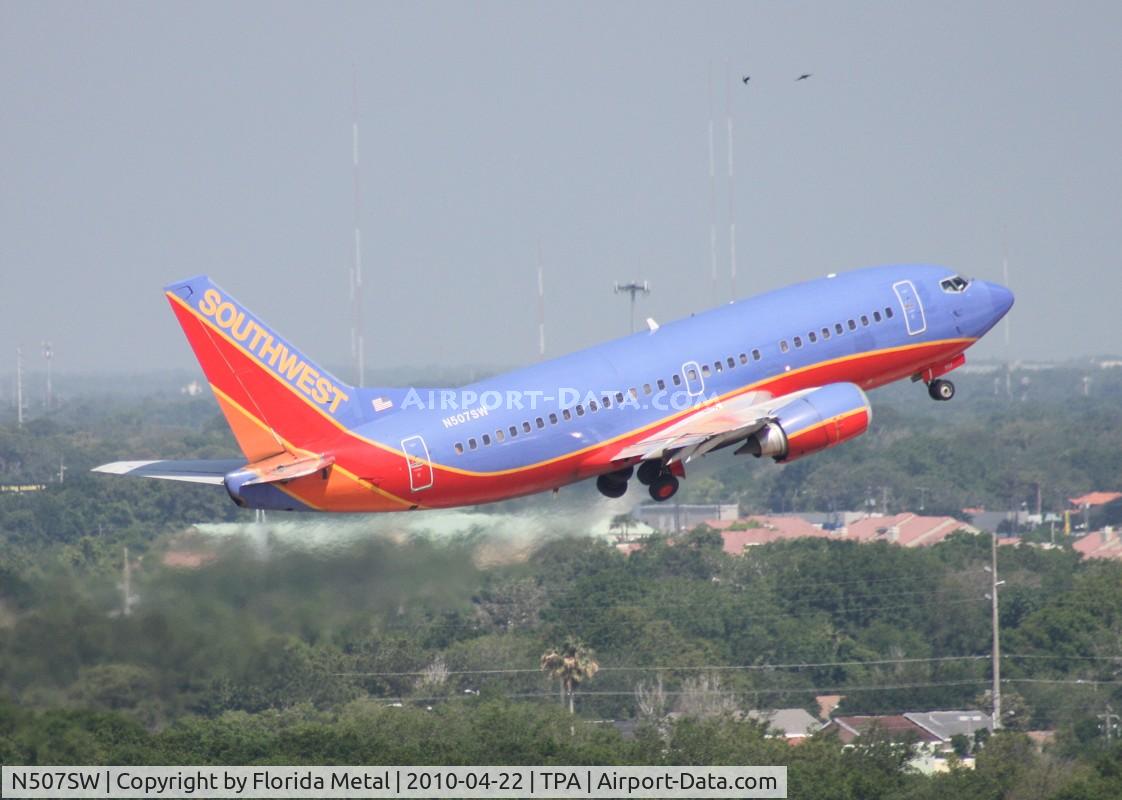 N507SW, 1990 Boeing 737-5H4 C/N 24184, Southwest 737-500