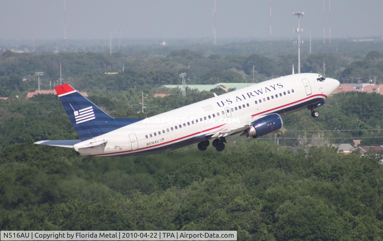 N516AU, 1987 Boeing 737-3B7 C/N 23702, US Airways 737-300