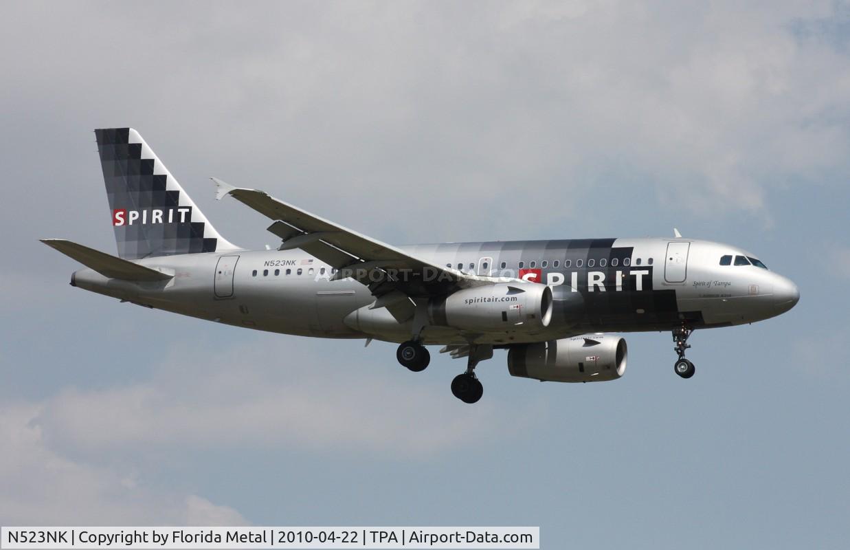 N523NK, 2006 Airbus A319-132 C/N 2898, Spirit A319