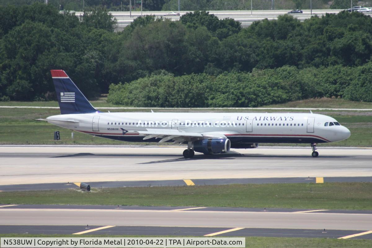 N538UW, 2009 Airbus A321-231 C/N 4050, US Airways A321