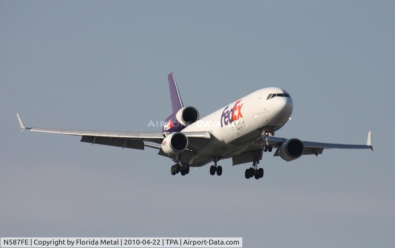 N587FE, 1992 McDonnell Douglas MD-11F C/N 48489, Fed Ex MD-11