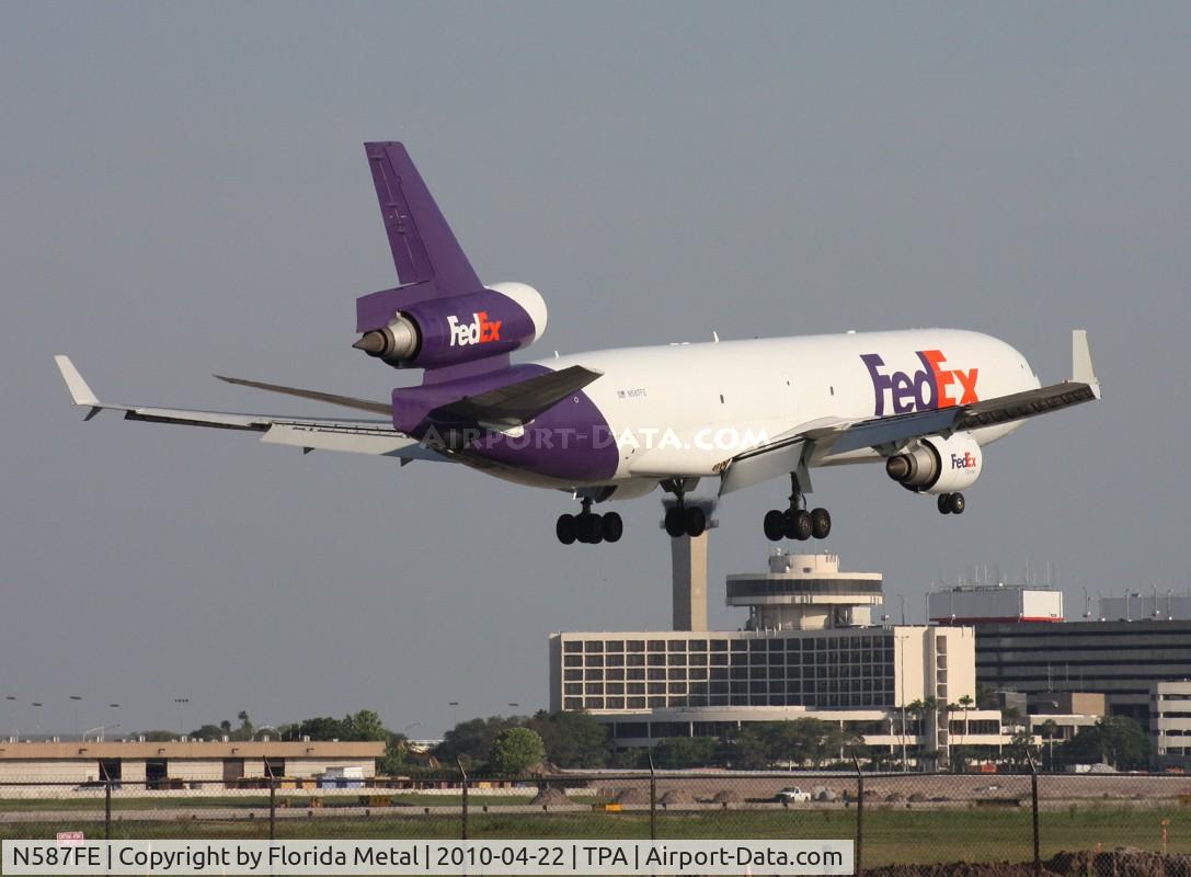 N587FE, 1992 McDonnell Douglas MD-11F C/N 48489, Fed Ex MD-11