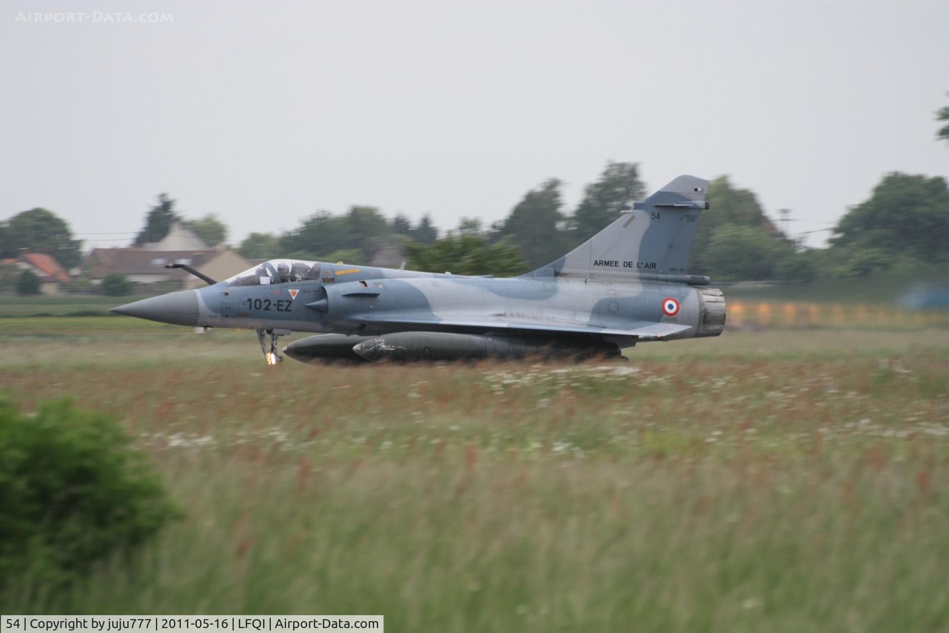 54, Dassault Mirage 2000-5F C/N 246, on display at TigerMeet 2011