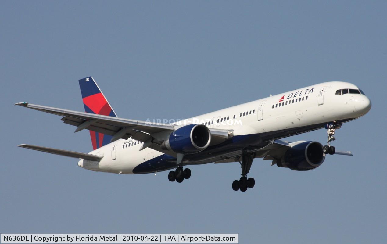 N636DL, 1988 Boeing 757-232 C/N 23763, Delta 757