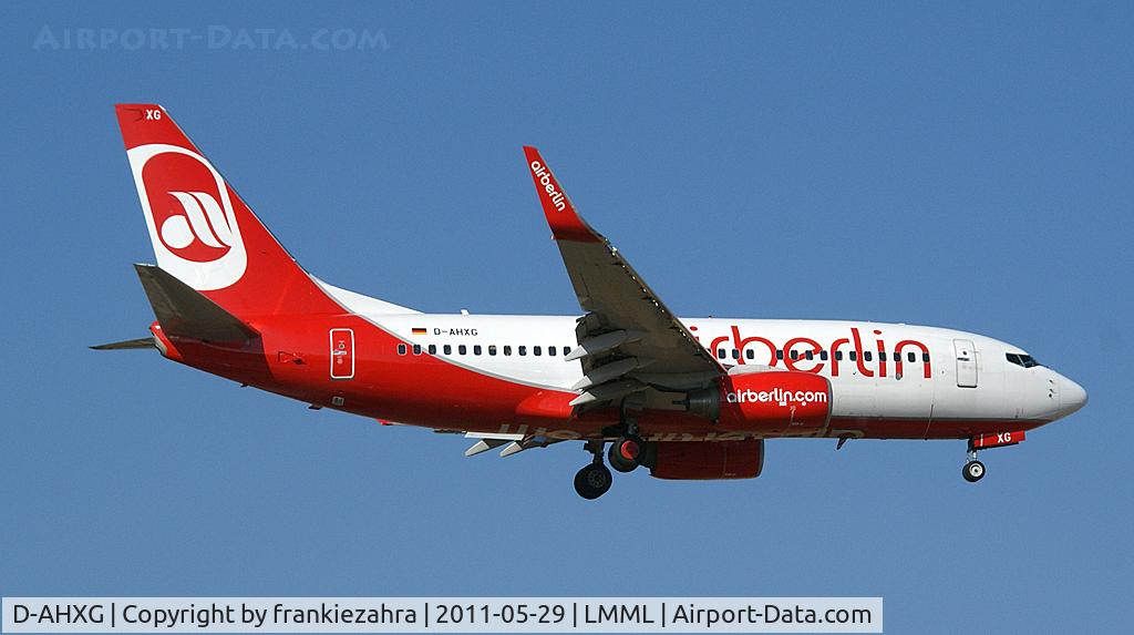 D-AHXG, 2008 Boeing 737-7K5 C/N 35140, Air Berlin