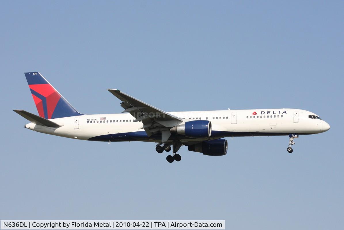 N636DL, 1988 Boeing 757-232 C/N 23763, Delta 757