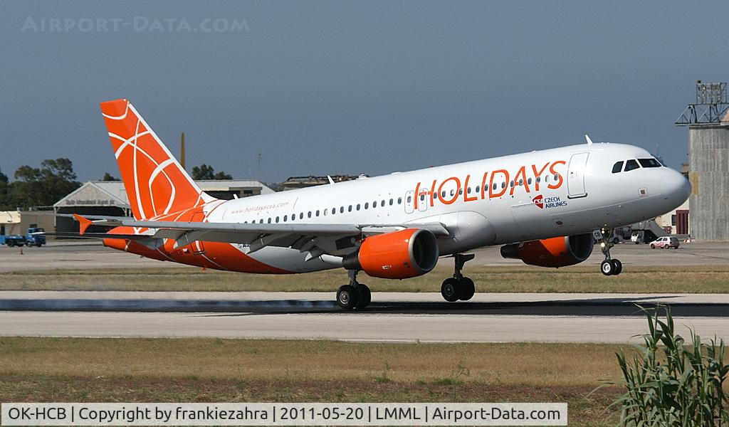 OK-HCB, 2004 Airbus A320-214 C/N 2180, Holiday Czech Airlines