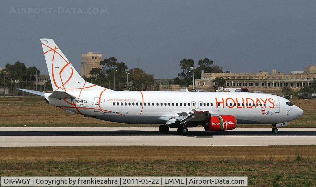OK-WGY, 1991 Boeing 737-436 C/N 25839, Holidays Czech Airlines