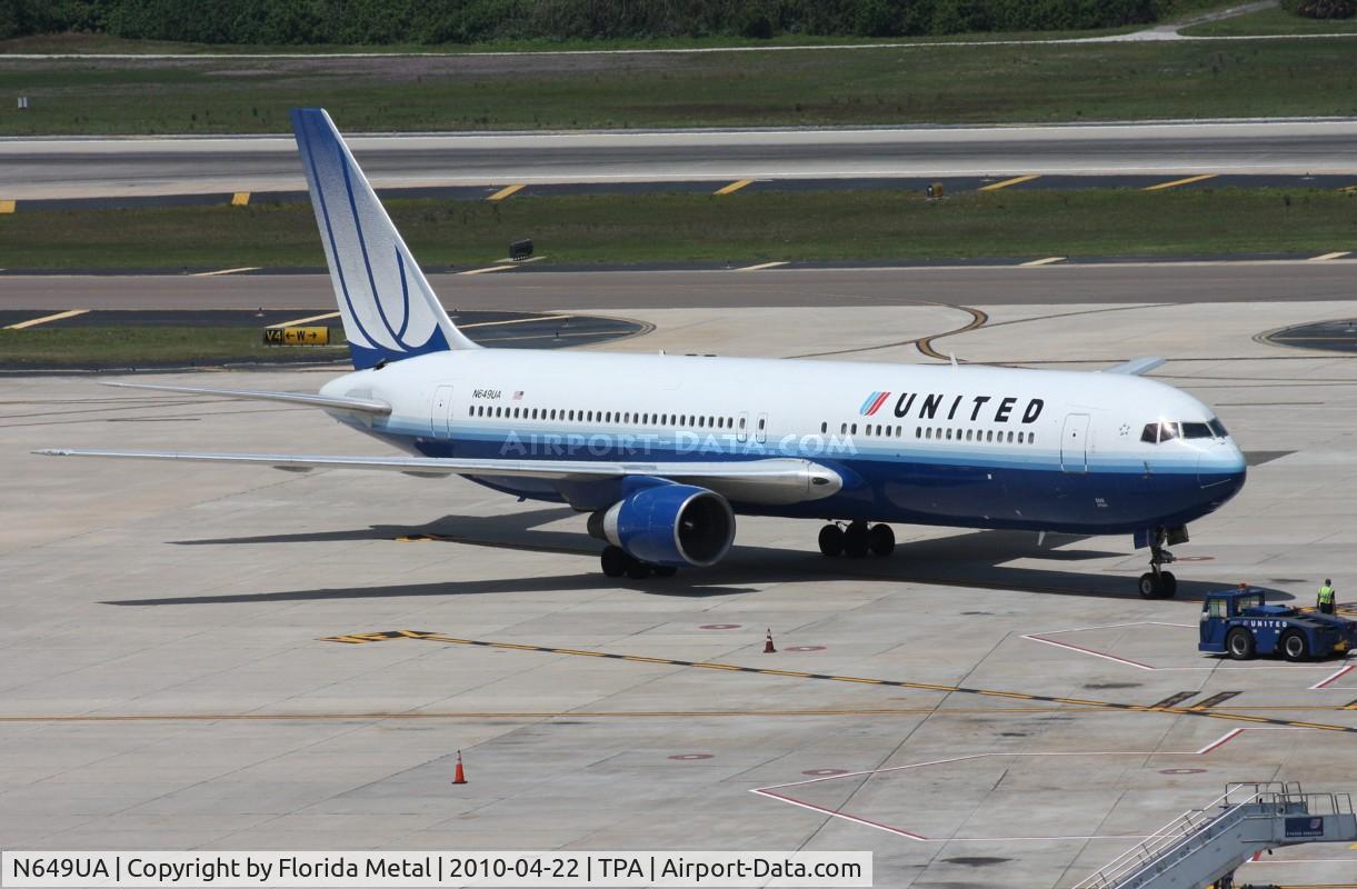 N649UA, 1992 Boeing 767-322 C/N 25286, United 767