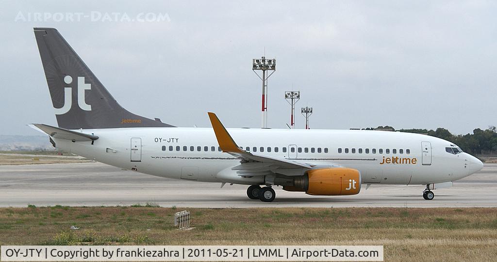 OY-JTY, 2001 Boeing 737-7Q8 C/N 30727, Jettime