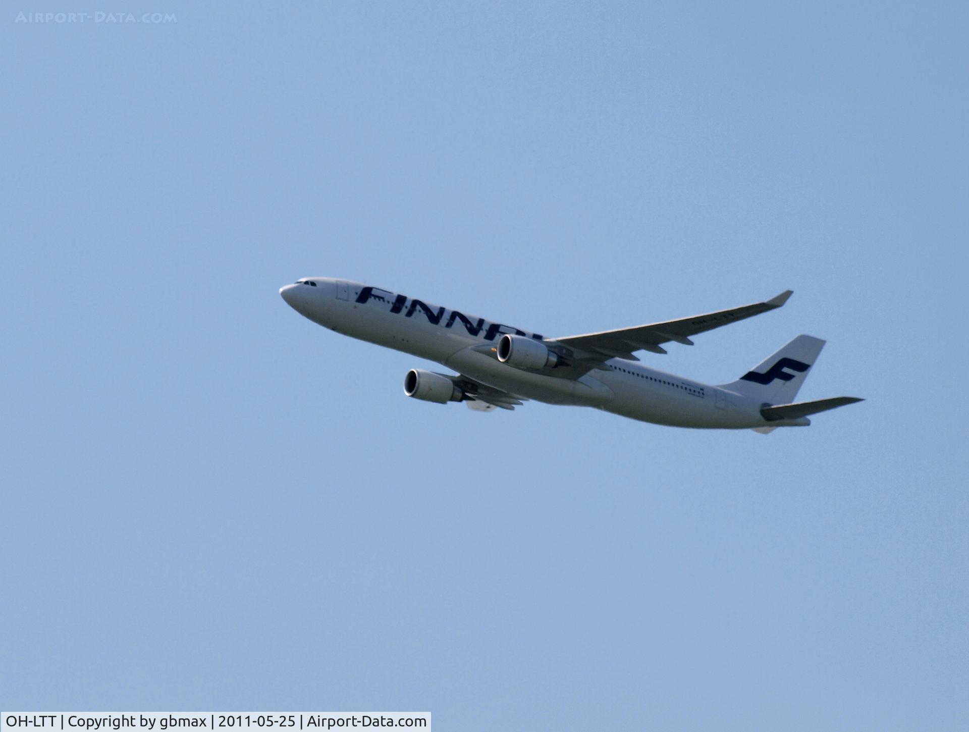OH-LTT, 2010 Airbus A330-302X C/N 1088, Flying over Mineola, NY, going to a landing at JFK