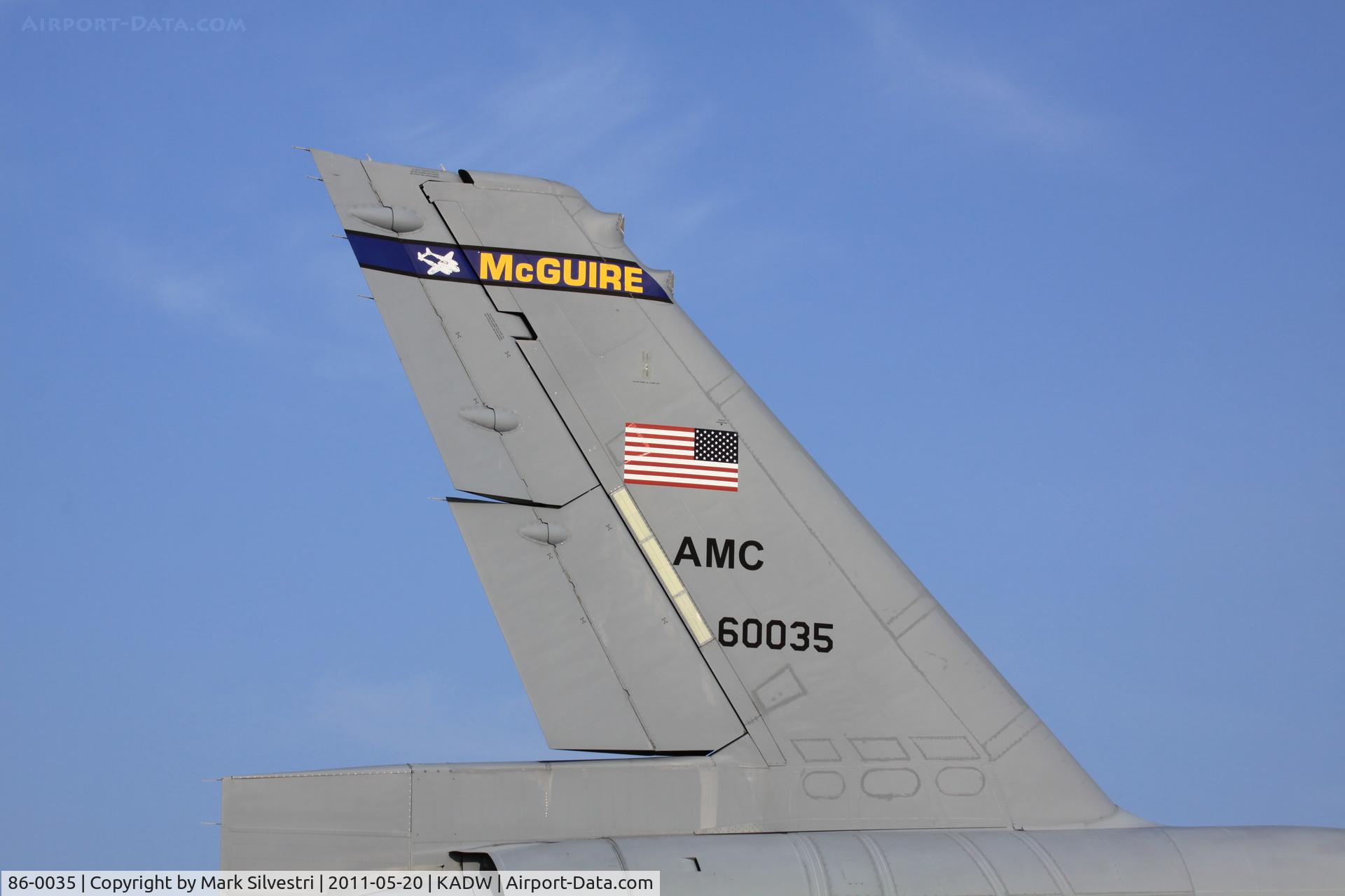 86-0035, 1986 McDonnell Douglas KC-10A Extender C/N 48248, 2011 Joint Base Andrews Airshow