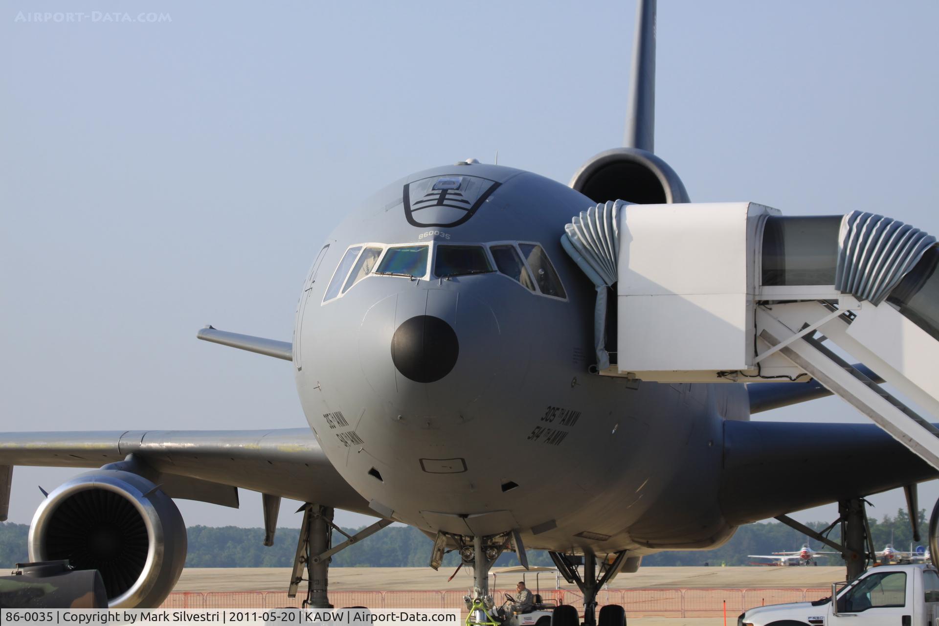 86-0035, 1986 McDonnell Douglas KC-10A Extender C/N 48248, 2011 Joint Base Andrews Airshow