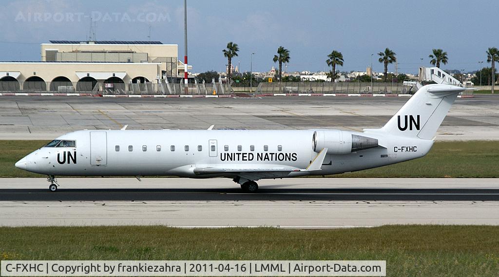 C-FXHC, 1999 Canadair CRJ-200ER (CL-600-2B19) C/N 7329, United Nations