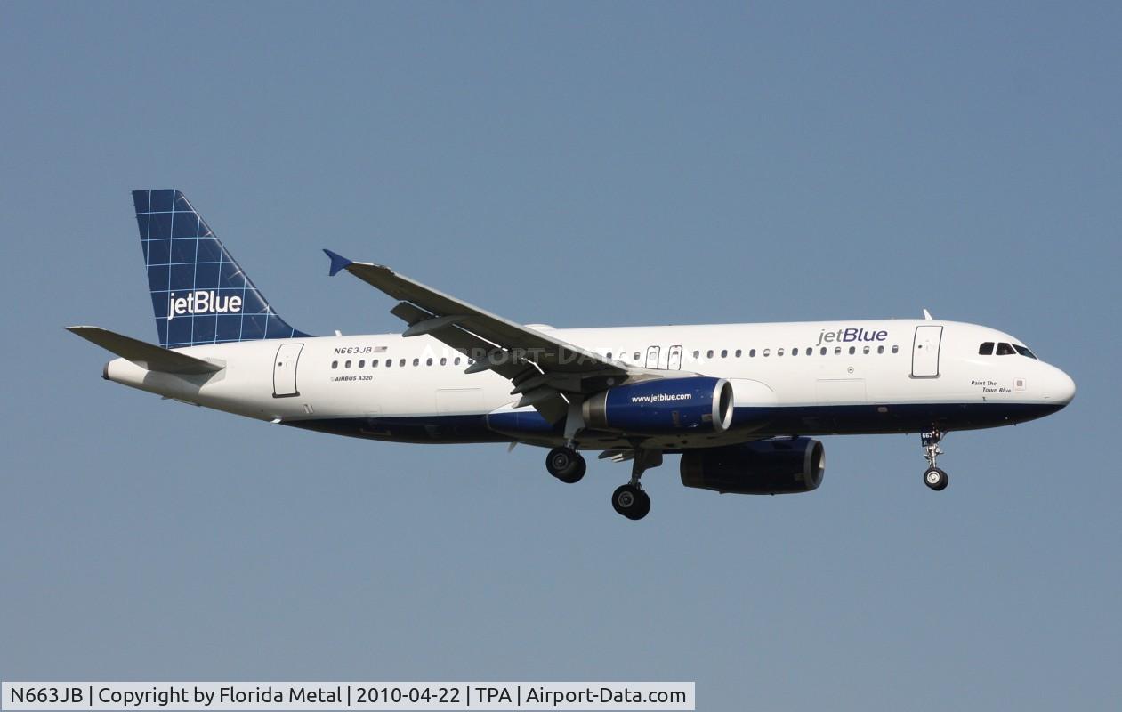 N663JB, 2007 Airbus A320-232 C/N 3287, Jet Blue A320