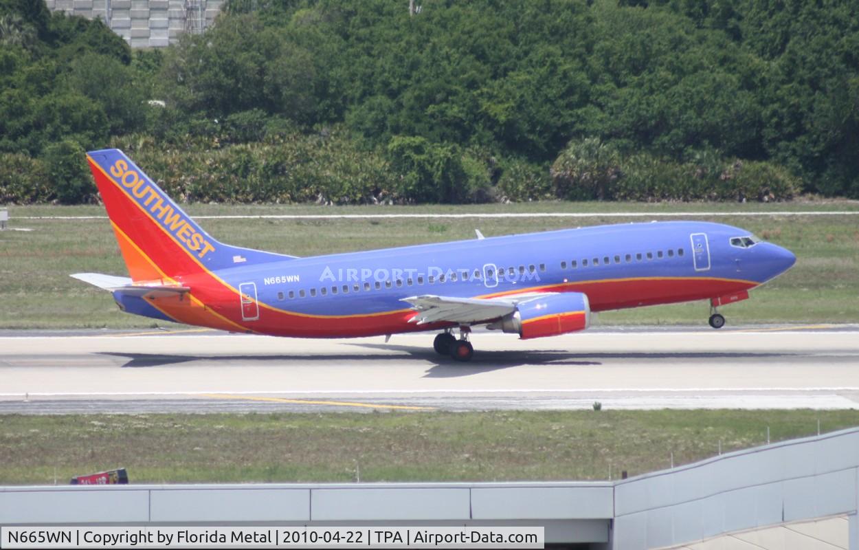 N665WN, 1986 Boeing 737-3Y0 C/N 23497, Southwest 737