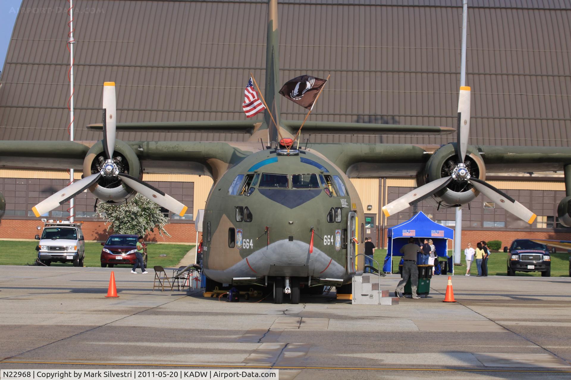 N22968, 1954 Fairchild C-123K Provider C/N 20113, 2011 Joint Base Andrews Airshow