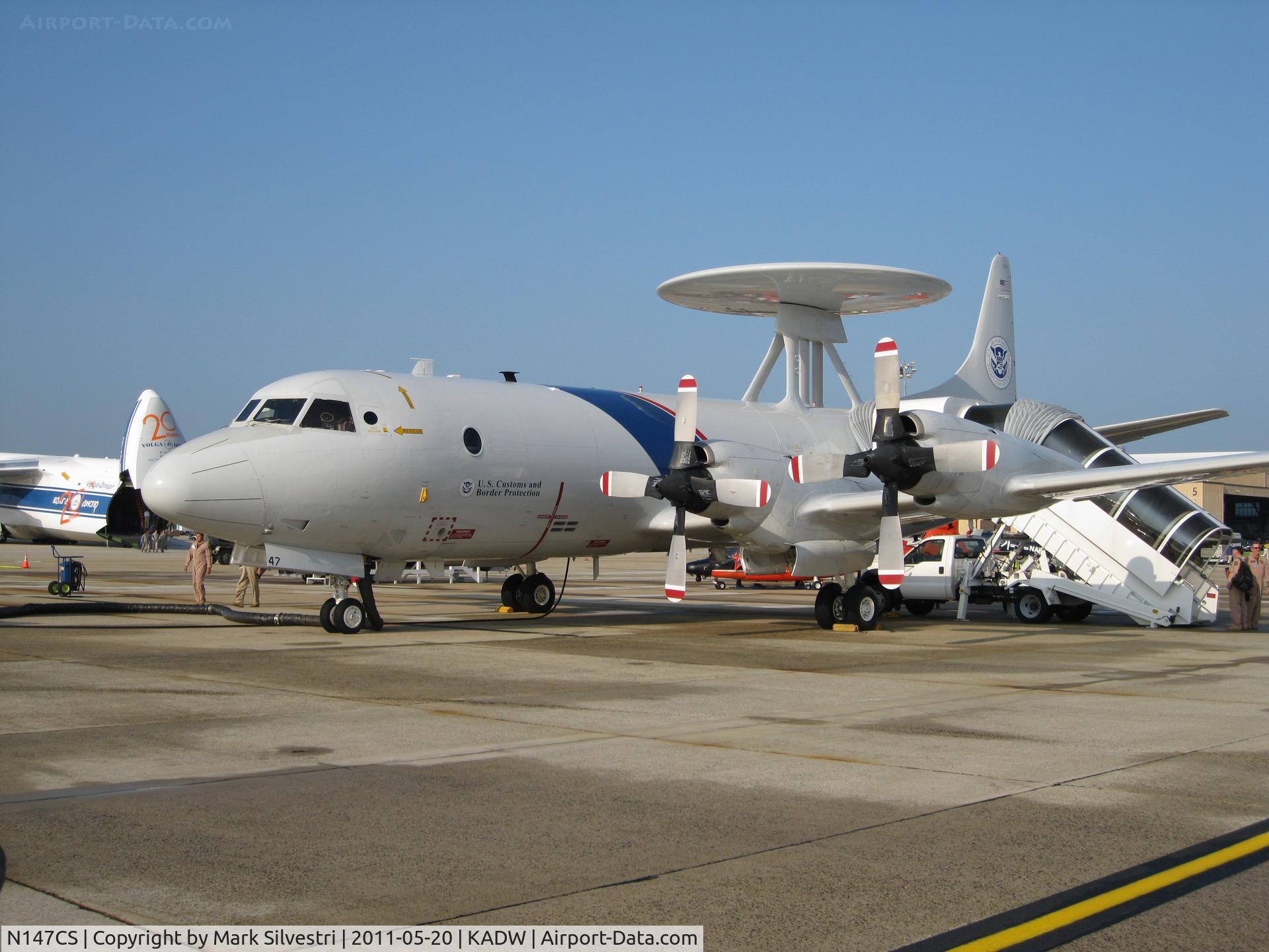 N147CS, Lockheed P-3 AEW&C C/N 185-5162, 2011 Joint Base Andrews Airshow
