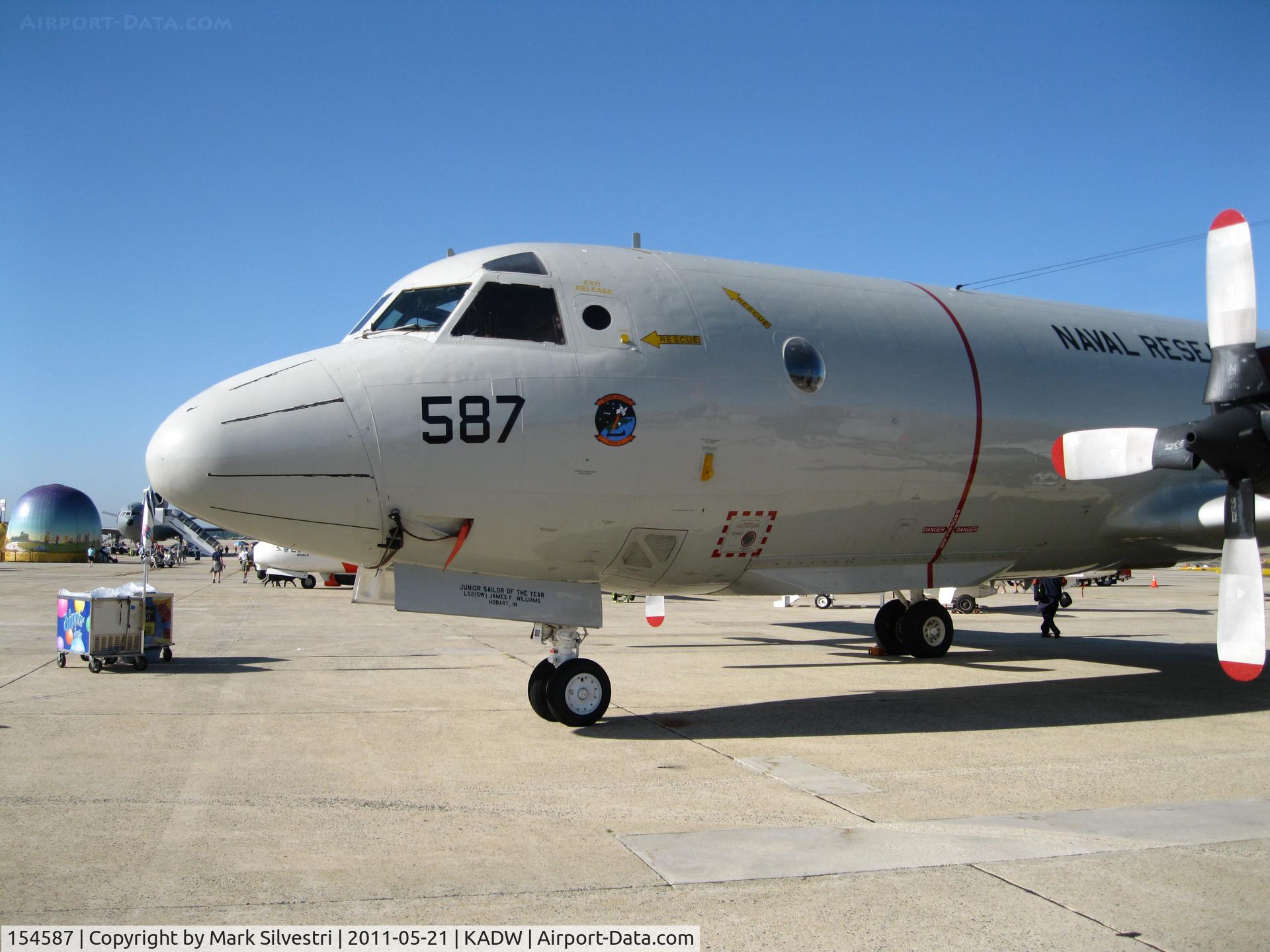 154587, Lockheed NP-3D Orion C/N 185-5268, 2011 Joint Base Andrews Airshow