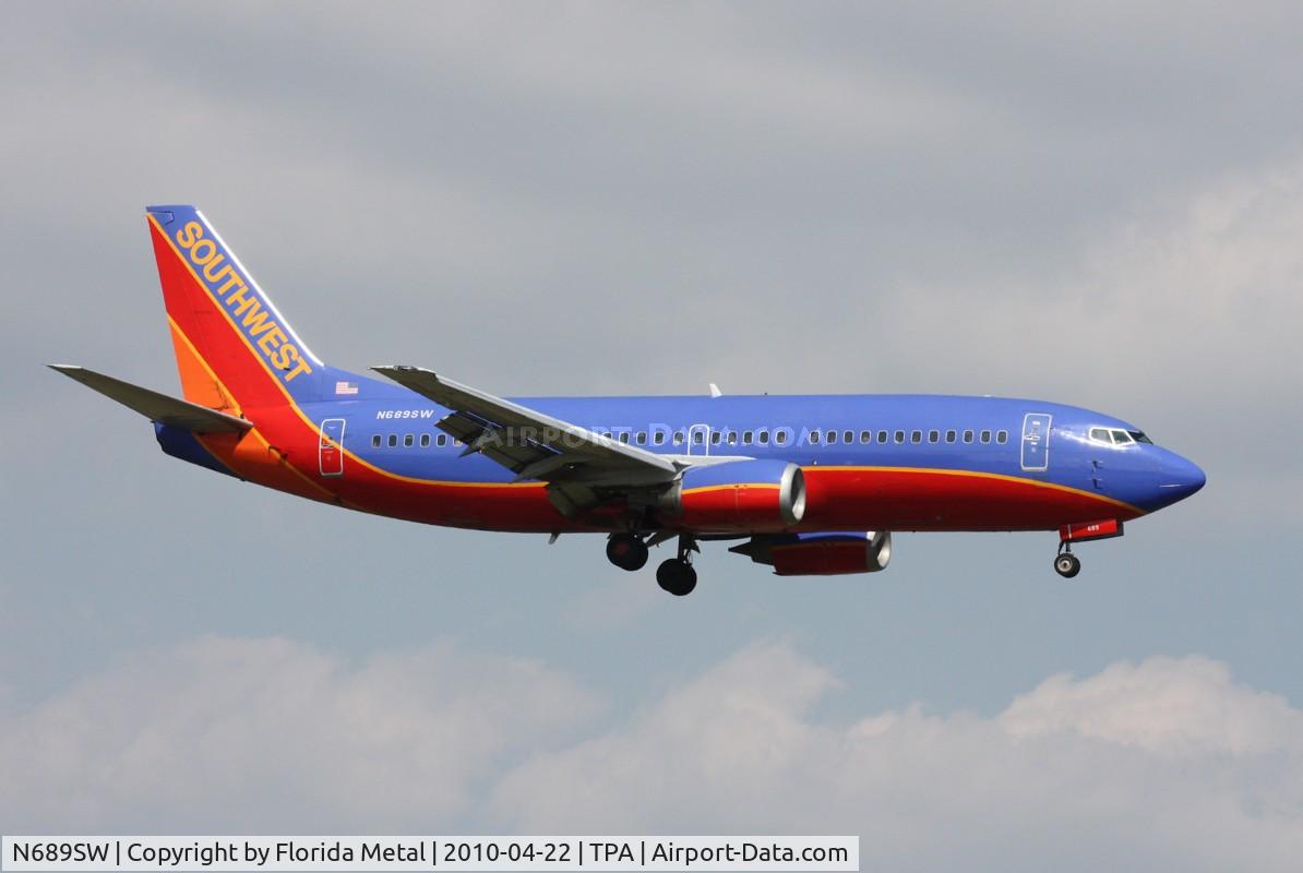 N689SW, 1985 Boeing 737-3Q8 C/N 23387, Southwest 737