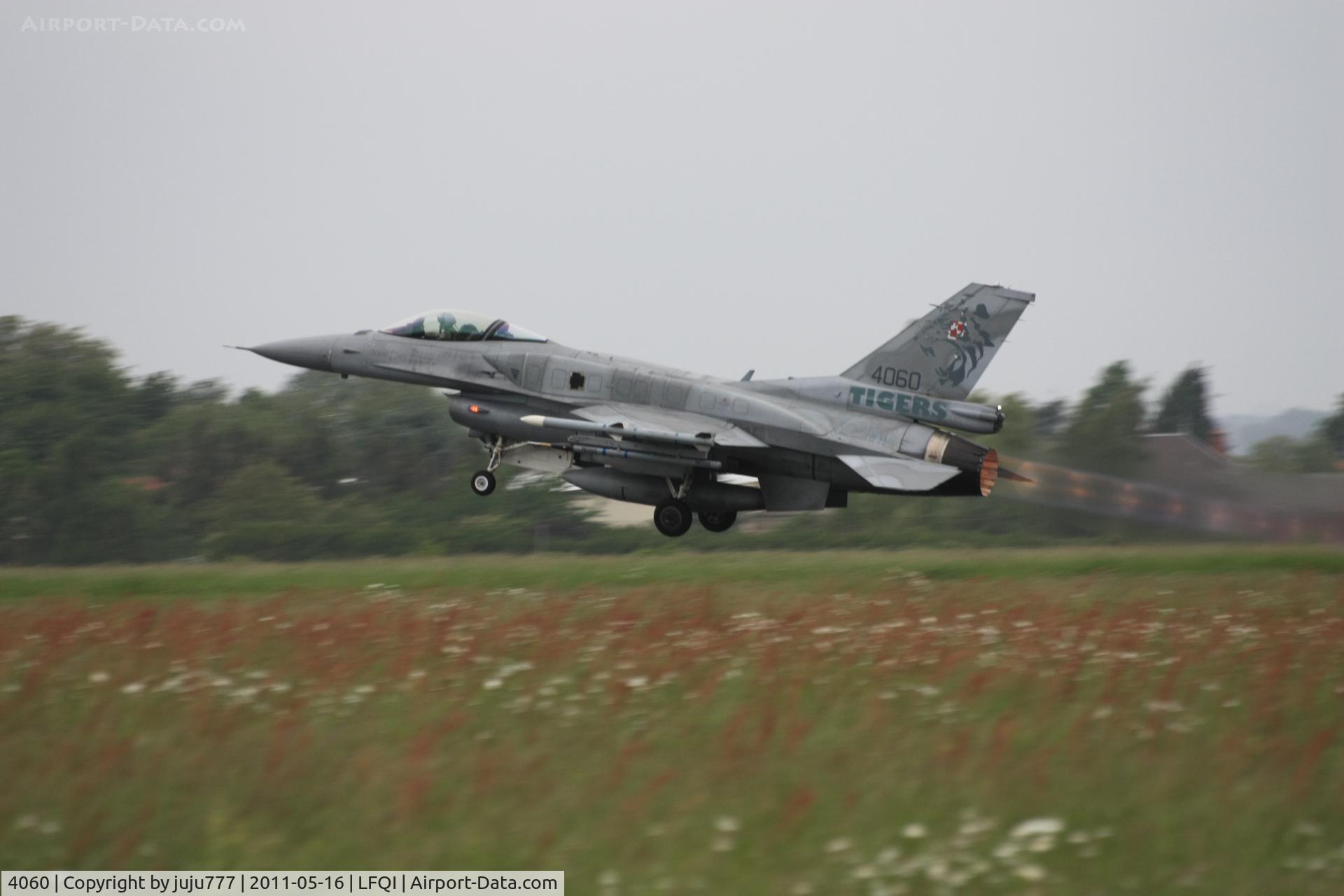 4060, Lockheed Martin F-16CJ Fighting Falcon C/N JC-21, on display at TigerMeet 2011