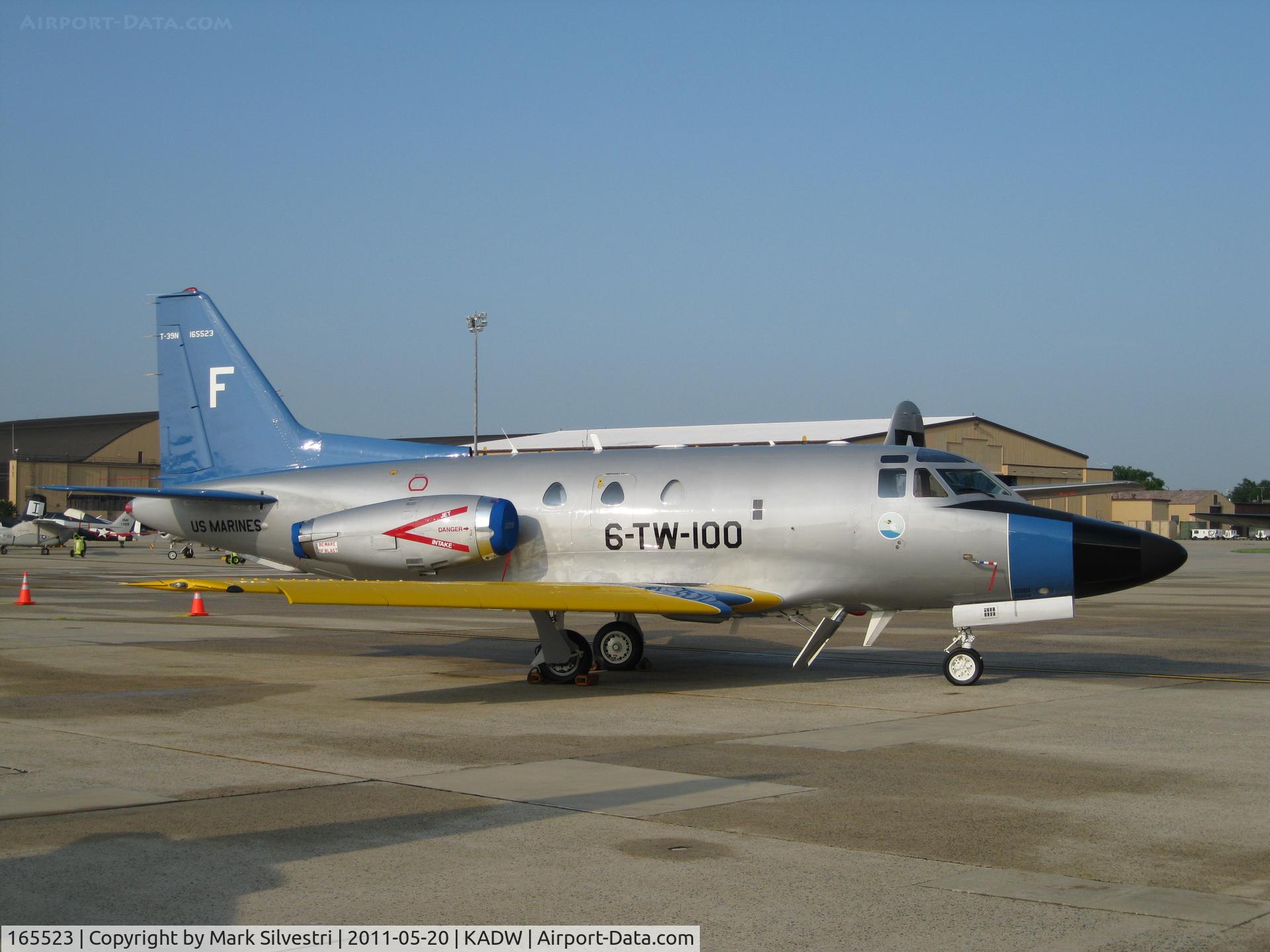 165523, 1964 Rockwell T-39N (NA-265-40) Sabreliner C/N 282-020, 2011 Joint Base Andrews Airshow