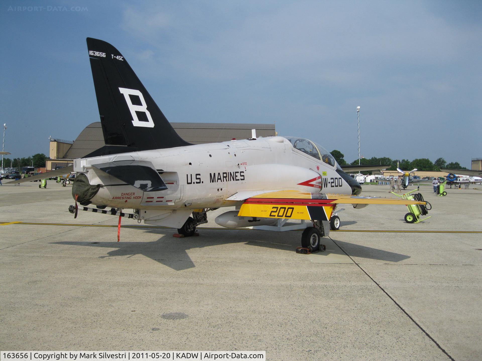 163656, McDonnell Douglas T-45C Goshawk C/N A058, 2011 Joint Base Andrews Airshow