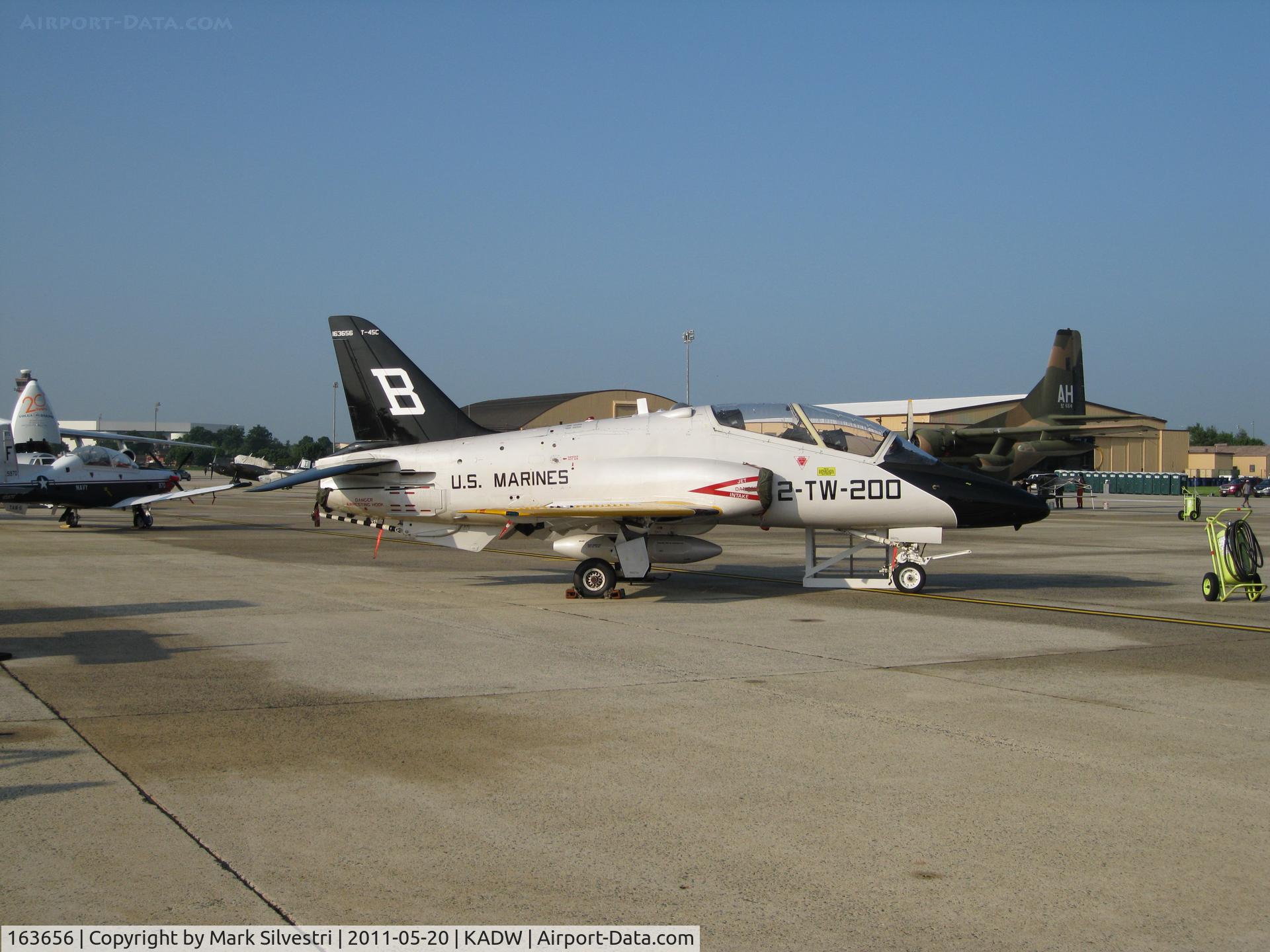 163656, McDonnell Douglas T-45C Goshawk C/N A058, 2011 Joint Base Andrews Airshow