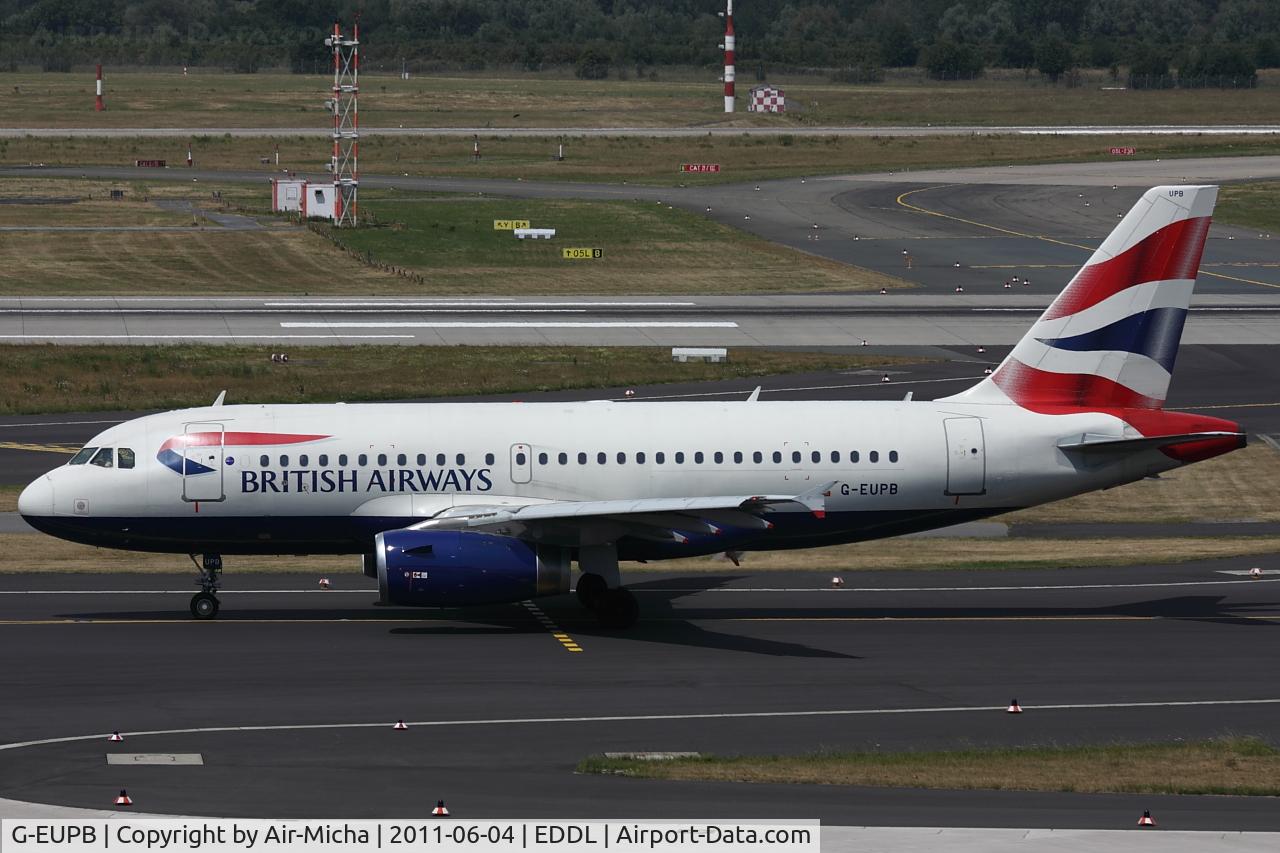 G-EUPB, 1999 Airbus A319-131 C/N 1115, British Airways