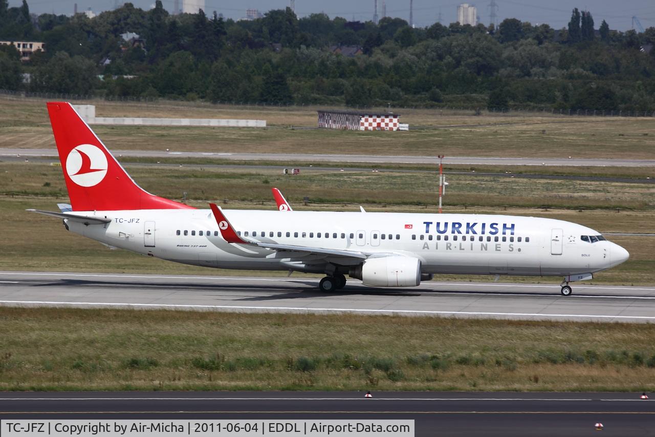 TC-JFZ, 2000 Boeing 737-8F2 C/N 29784, Turkish Airlines, Name: Bolu