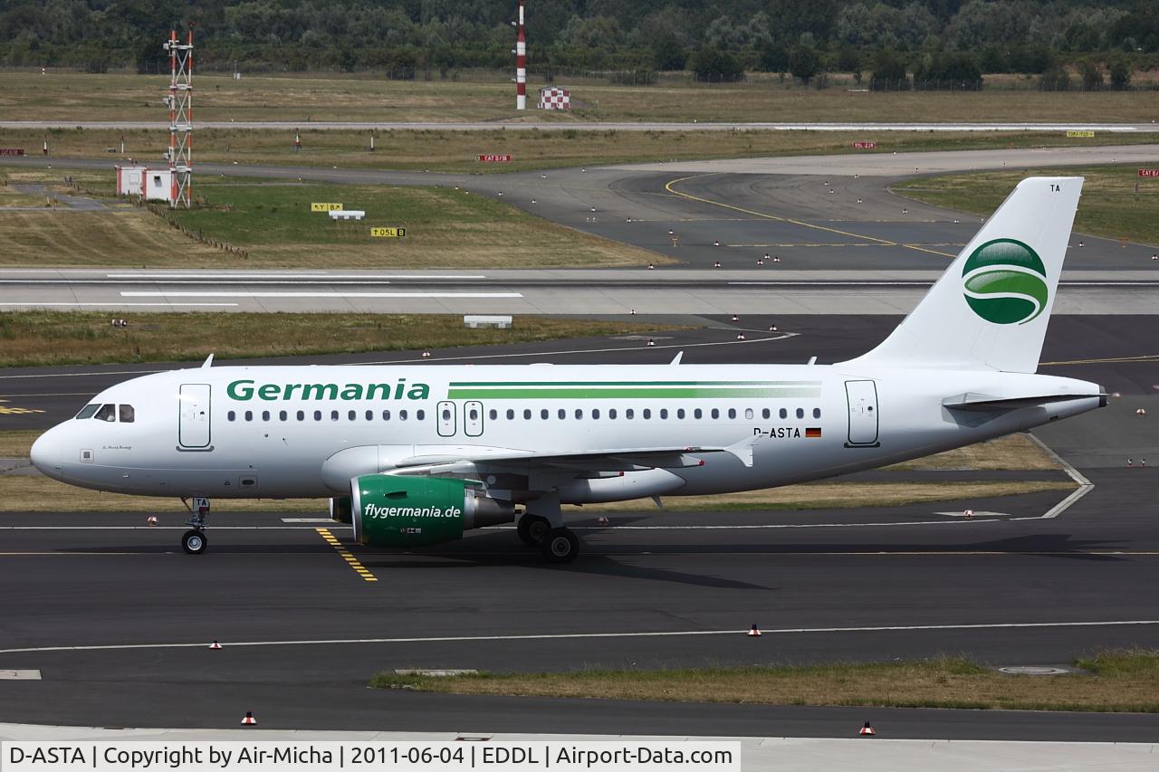 D-ASTA, 2011 Airbus A319-112 C/N 4663, Germania