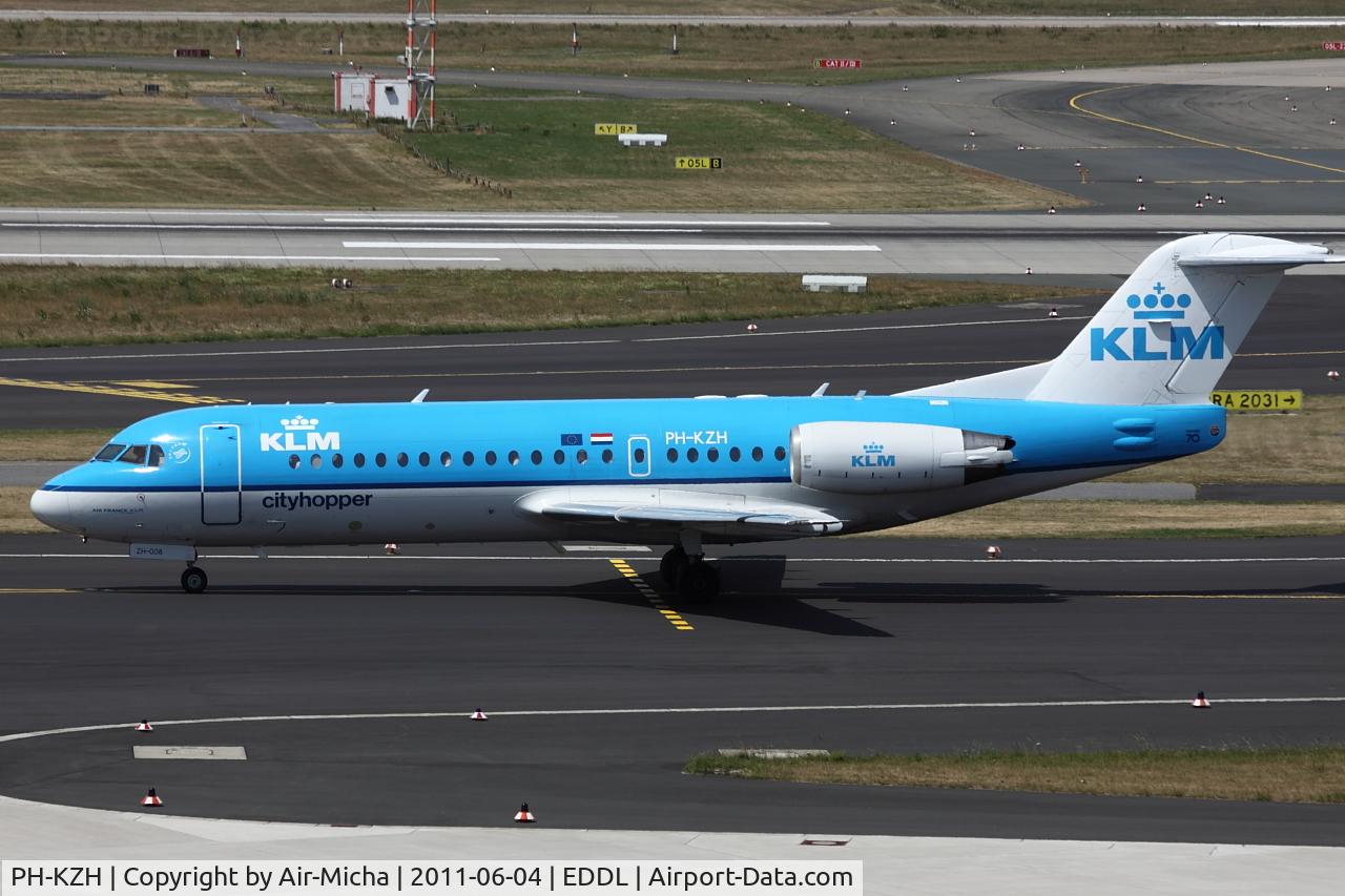PH-KZH, 1997 Fokker 70 (F-28-0070) C/N 11583, KLM Cityhopper