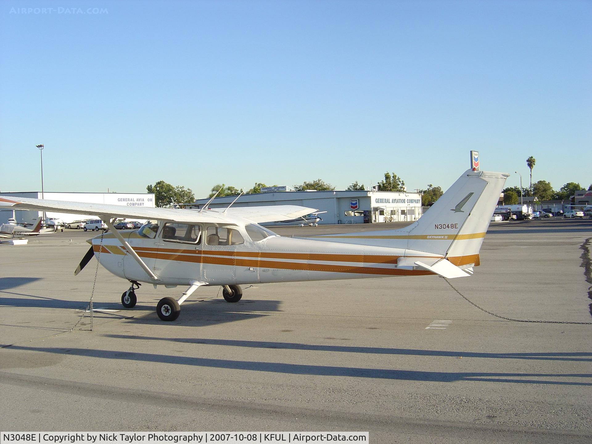 N3048E, 1978 Cessna 172N C/N 17271417, Flew to Fullerton from LGB. This was the aircraft I got my pilot's license in.