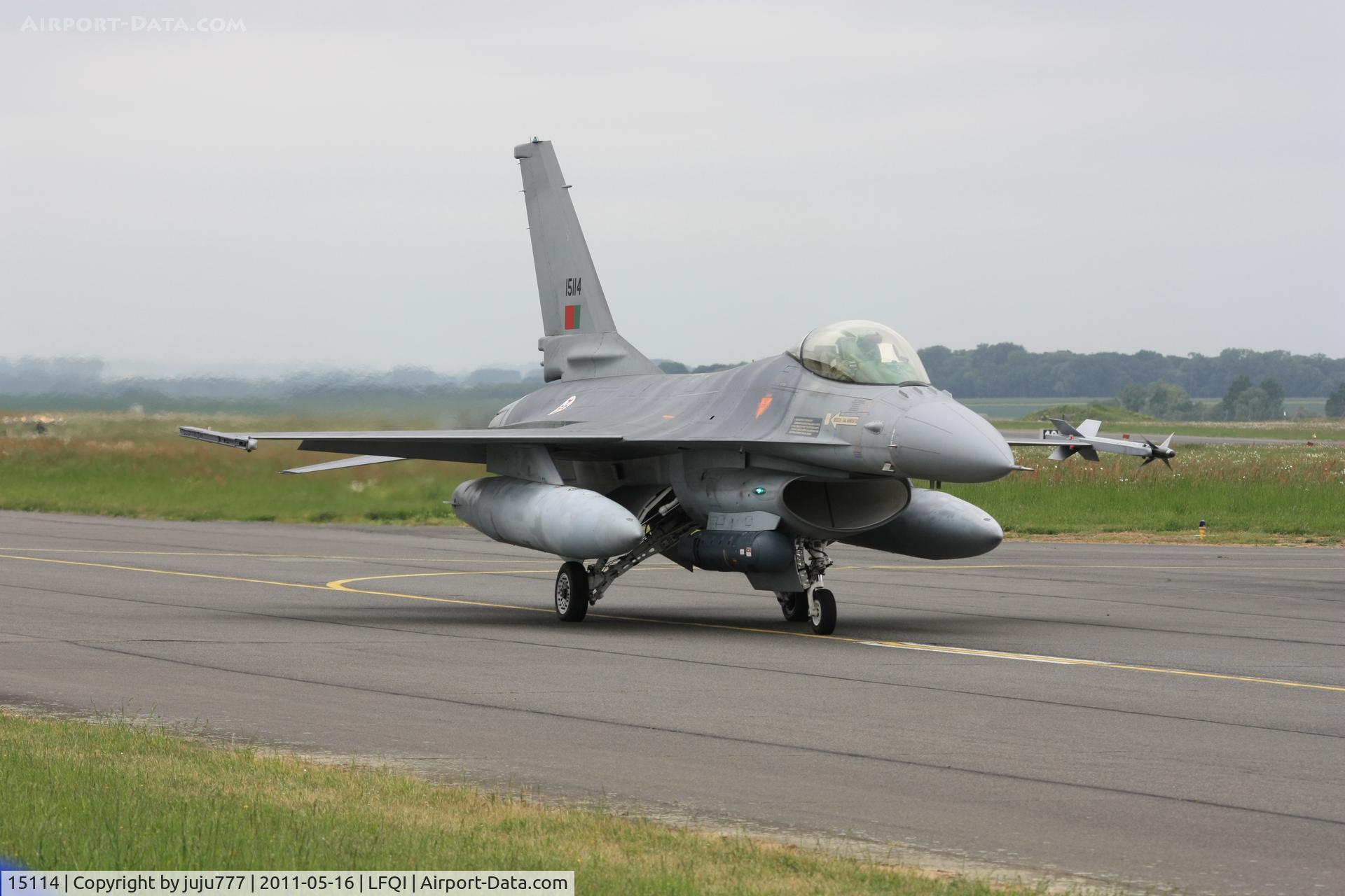 15114, Lockheed F-16A Fighting Falcon C/N AA-14, on display at TigerMeet 2011
