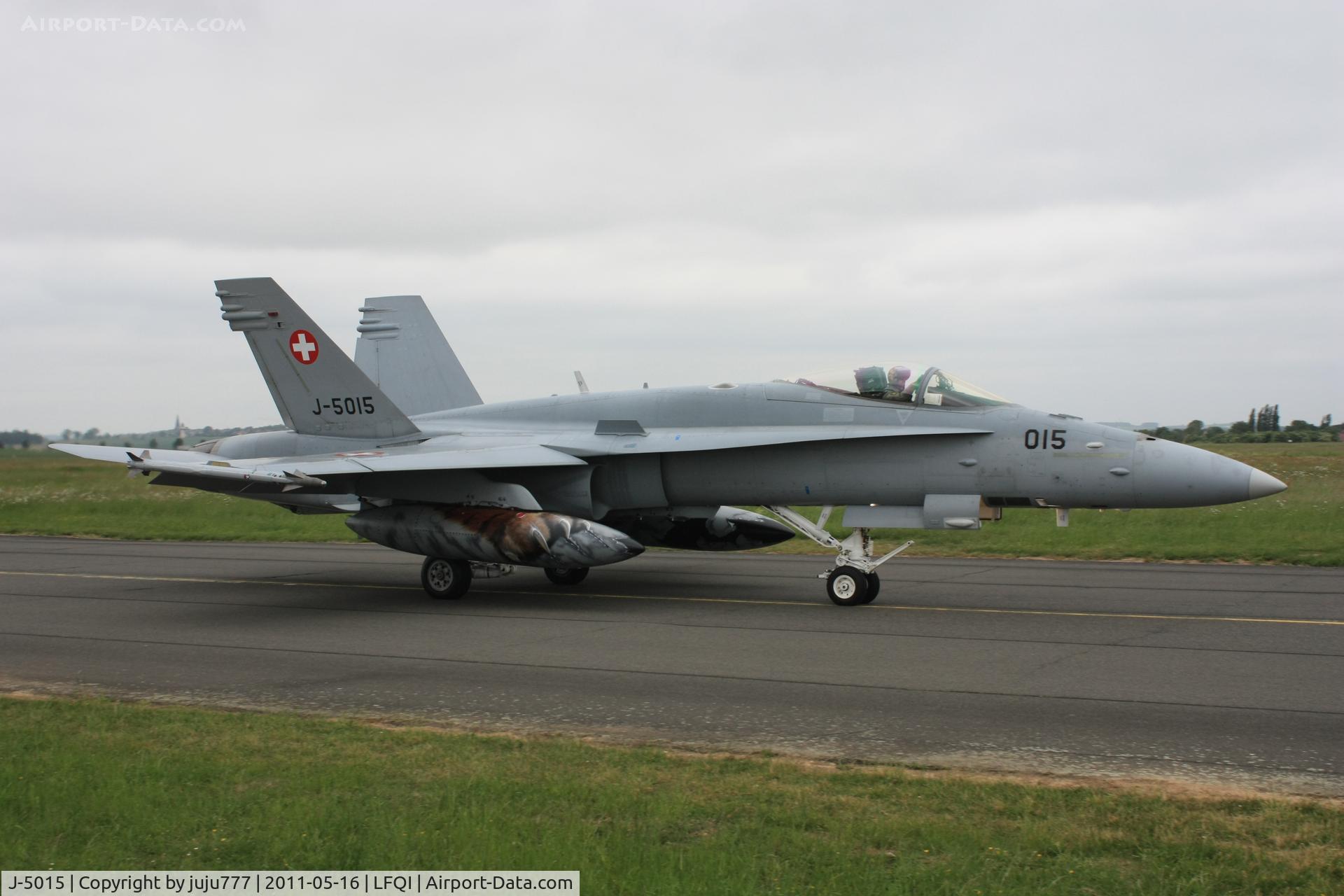 J-5015, McDonnell Douglas F/A-18C Hornet C/N 1361/SFC015, on display at TigerMeet 2011