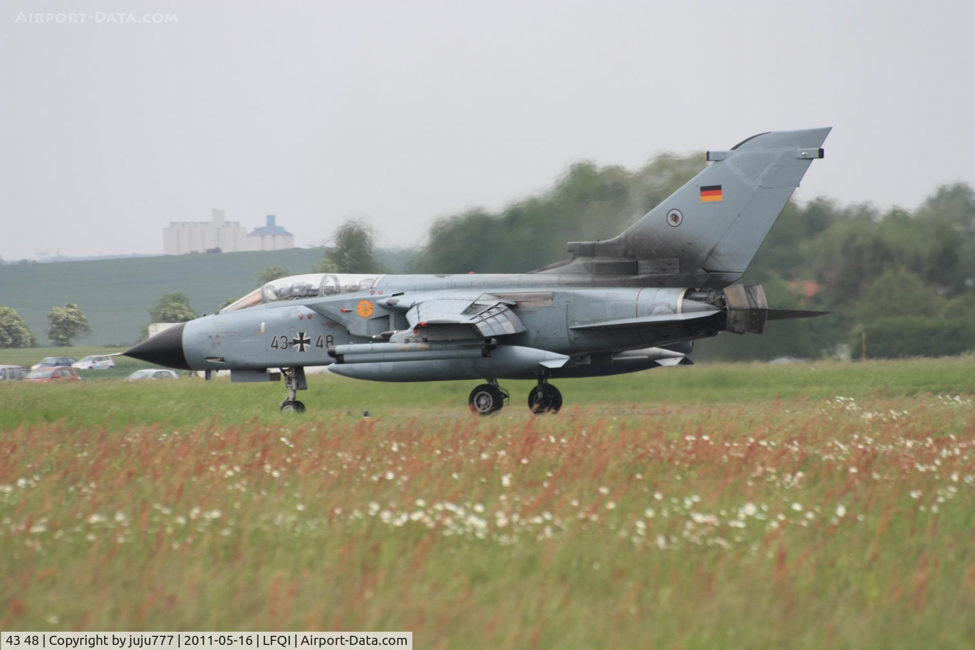 43 48, Panavia Tornado IDS C/N 130/GS022/4048, on display at TigerMeet 2011
