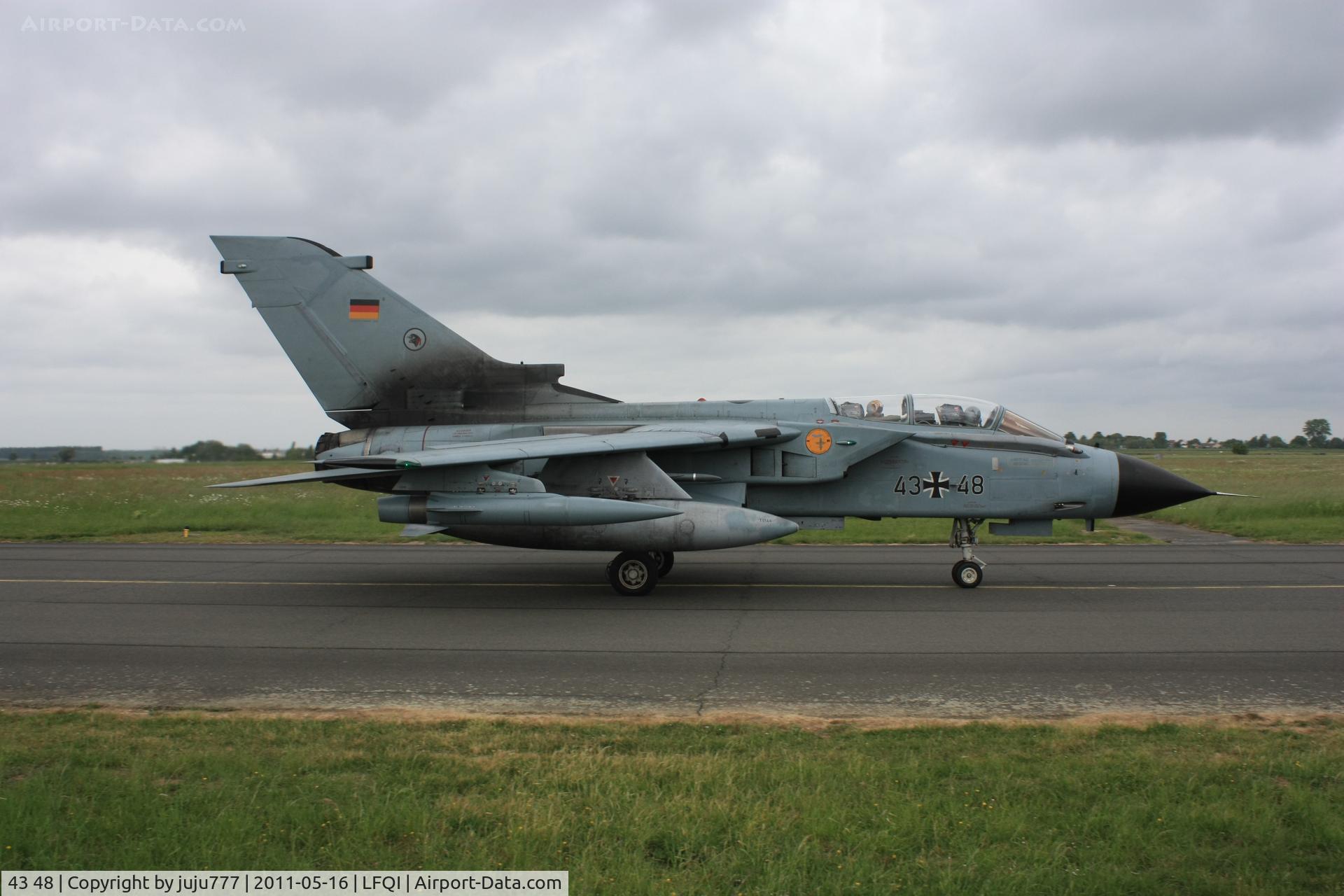 43 48, Panavia Tornado IDS C/N 130/GS022/4048, on display at TigerMeet 2011
