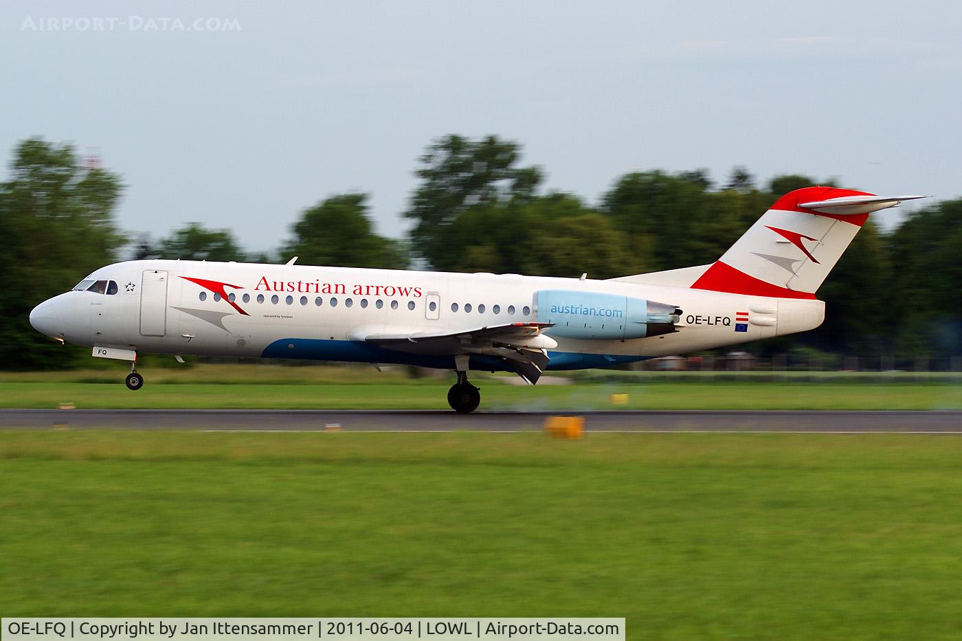 OE-LFQ, 1996 Fokker 70 (F-28-0070) C/N 11568, OE-LFQ @ LOWL