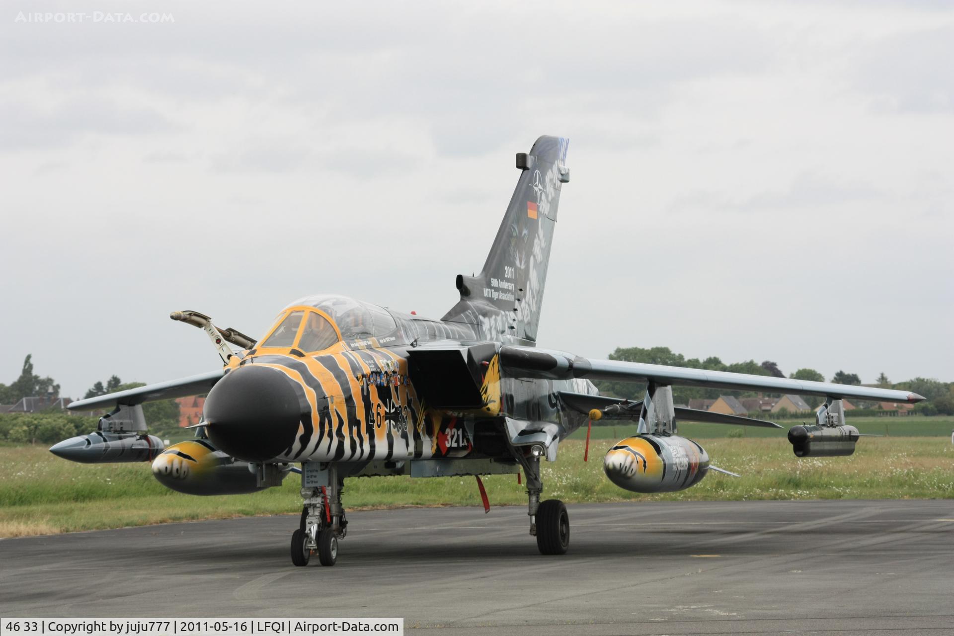 46 33, Panavia Tornado ECR C/N 844/GS266/4333, on display at TigerMeet 2011
