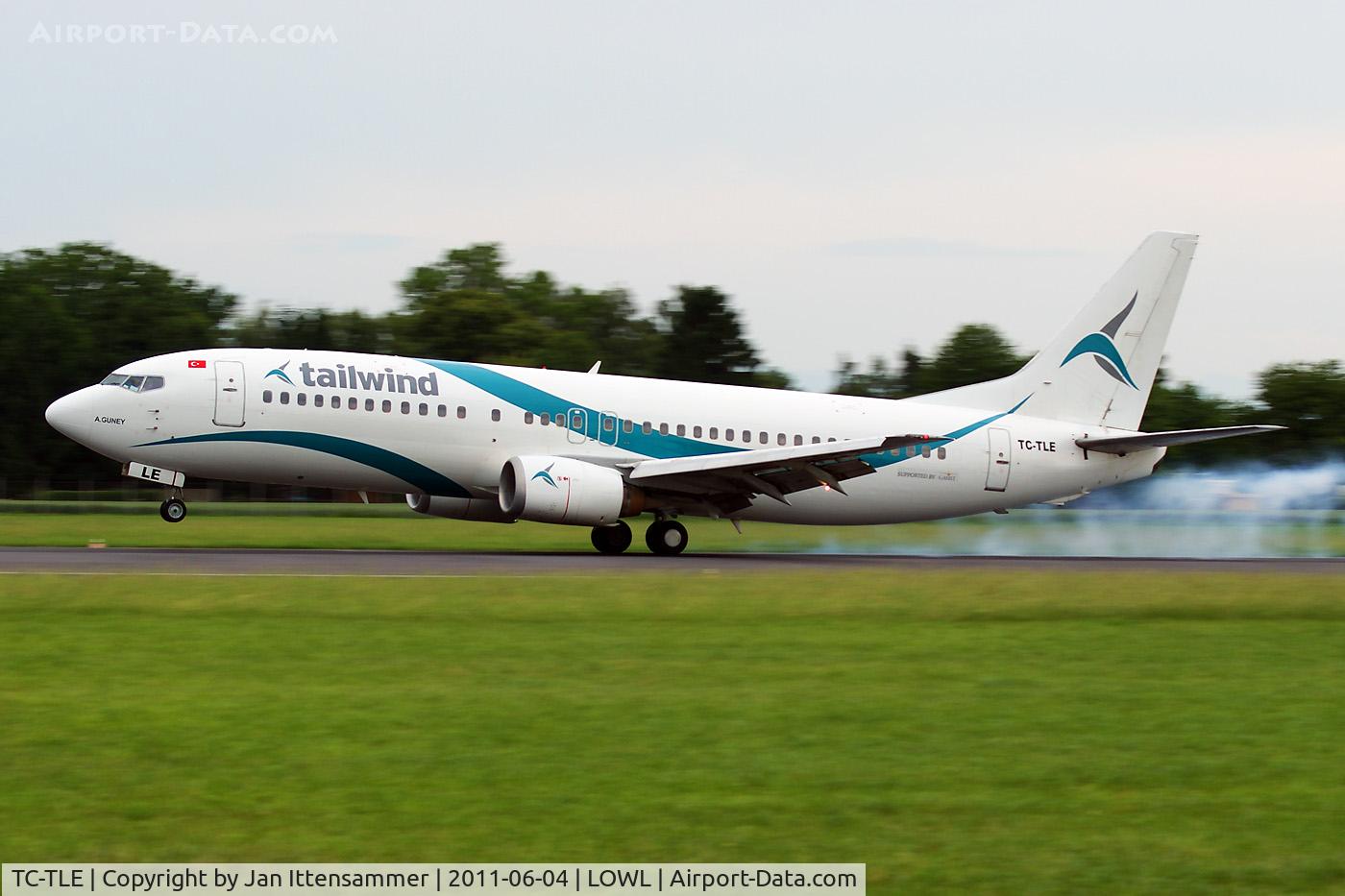 TC-TLE, 1997 Boeing 737-4Q8 C/N 27628, TC-TLE @ LOWL