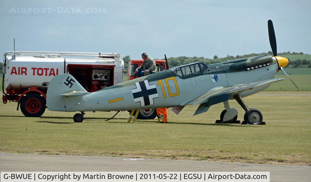 G-BWUE, 1949 Hispano HA-1112-M1L Buchon C/N 172, SHOT AT DUXFORD