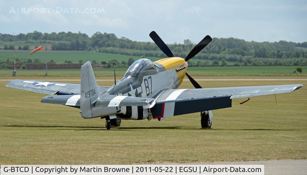 G-BTCD, 1944 North American P-51D Mustang C/N 122-39608, SHOT AT DUXFORD