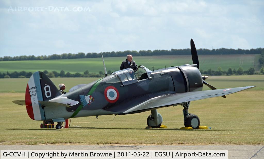 G-CCVH, 1939 Curtiss H-75A-1 C/N 12881, SHOT AT DUXFORD