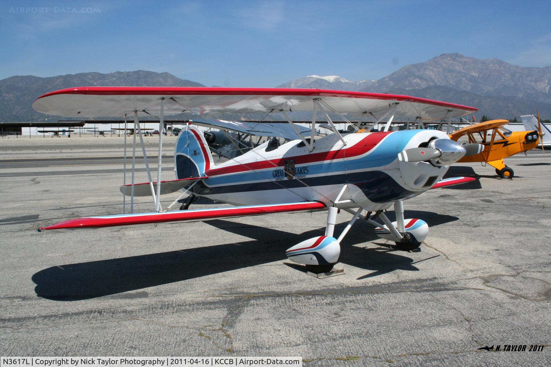 N3617L, 1978 Great Lakes 2T-1A-2 Sport Trainer C/N 0815, On display at the cable airport