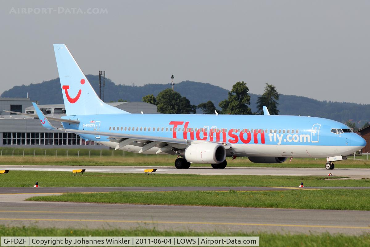 G-FDZF, 2008 Boeing 737-8K5 C/N 35138, Thomson B738