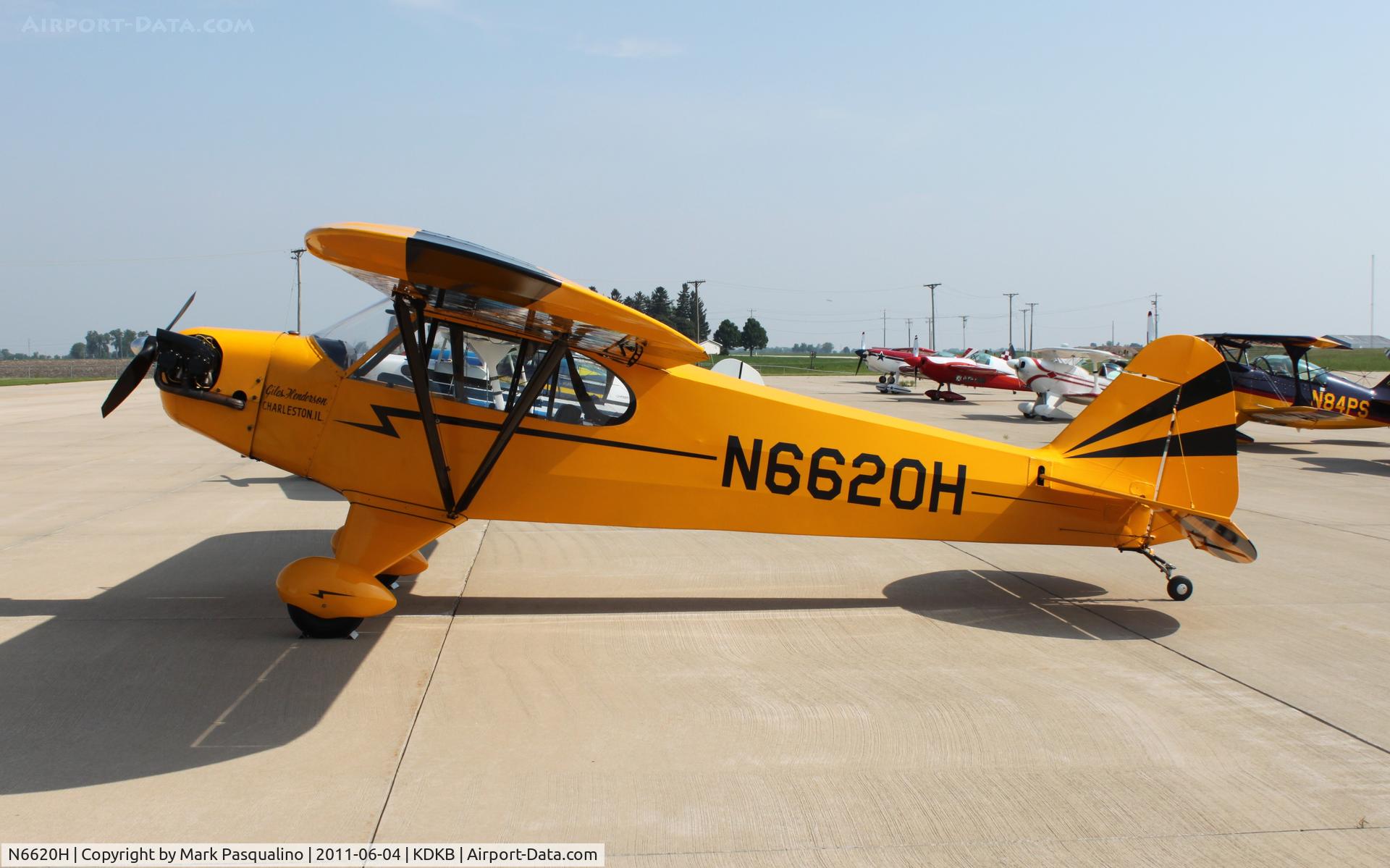 N6620H, 1946 Piper J3C-65 Cub C/N 19819, Piper J3C-65