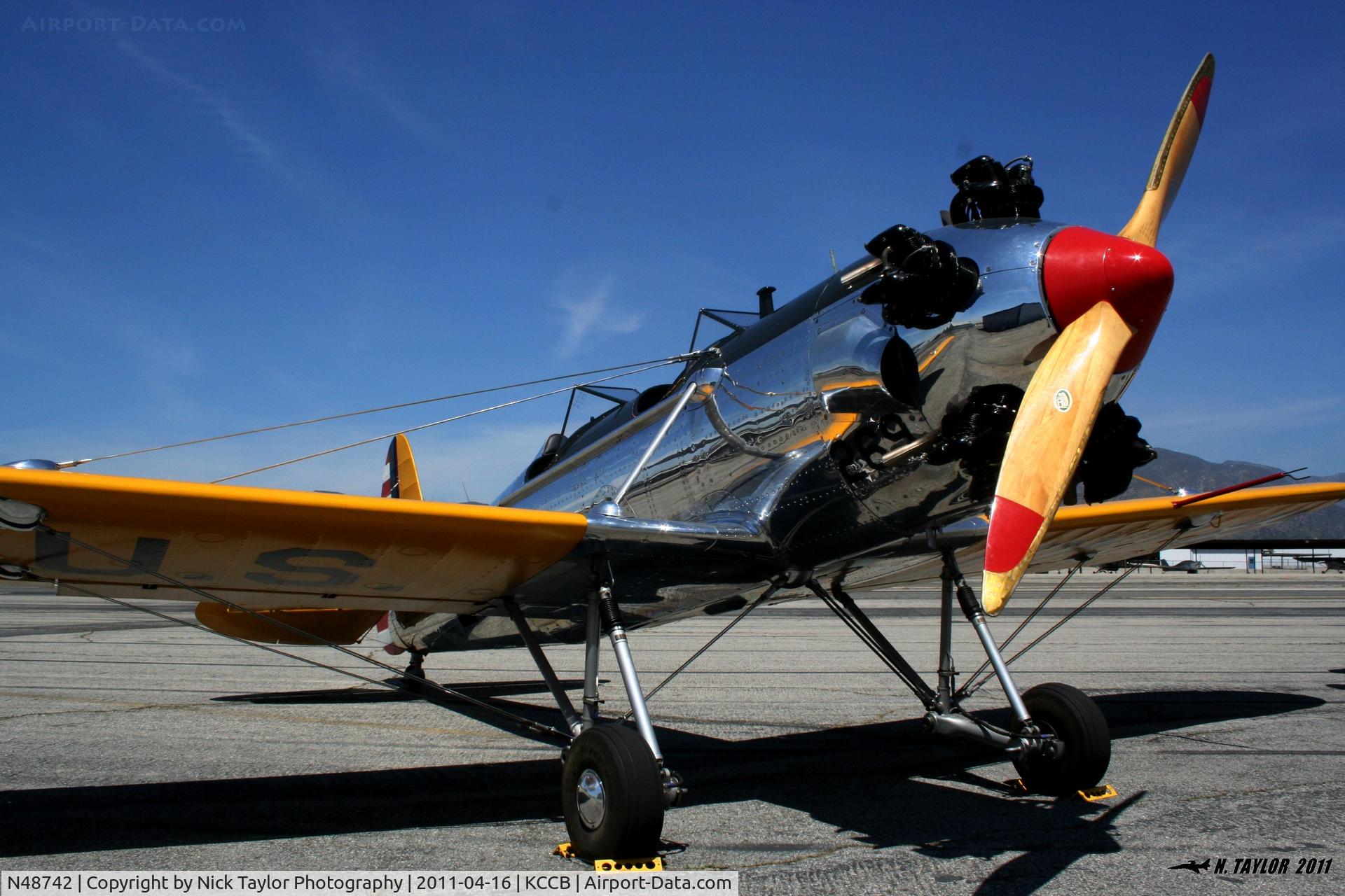 N48742, 1941 Ryan Aeronautical ST3KR C/N 1298, On display at Cable